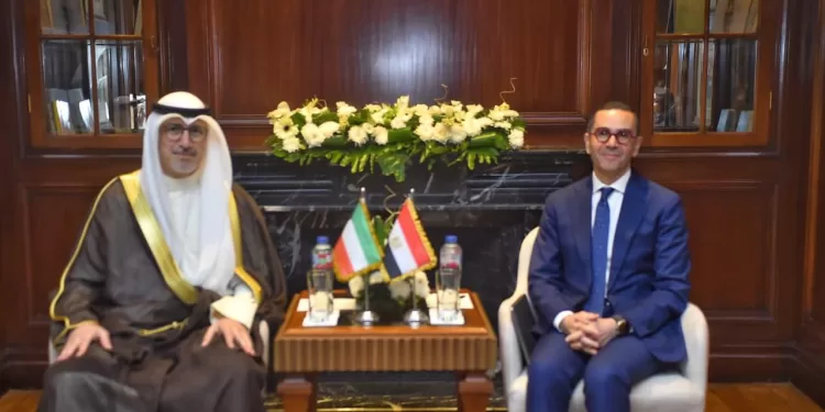 مصر والكويت تبحثان مضاعفة التبادل التجاري والاستثمارات المشتركة