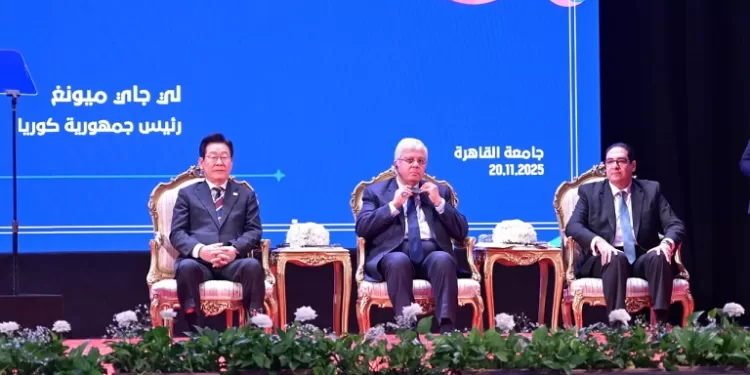 الرئيس الكوري في جامعة القاهرة: مبادرات للسلام والتعاون وتوسيع الشراكة مع مصر والشرق الأوسط