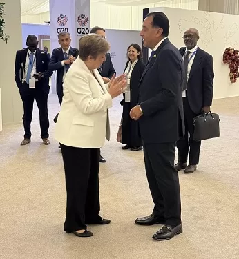 مدبولي يبحث التعاون الدولي مع جوتيريش وجورجيفا على هامش قمة العشرين بجوهانسبرج