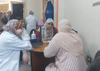 قوافل طبية وعلاجية مجانية من جامعة حلوان لأهالي كفر العلو