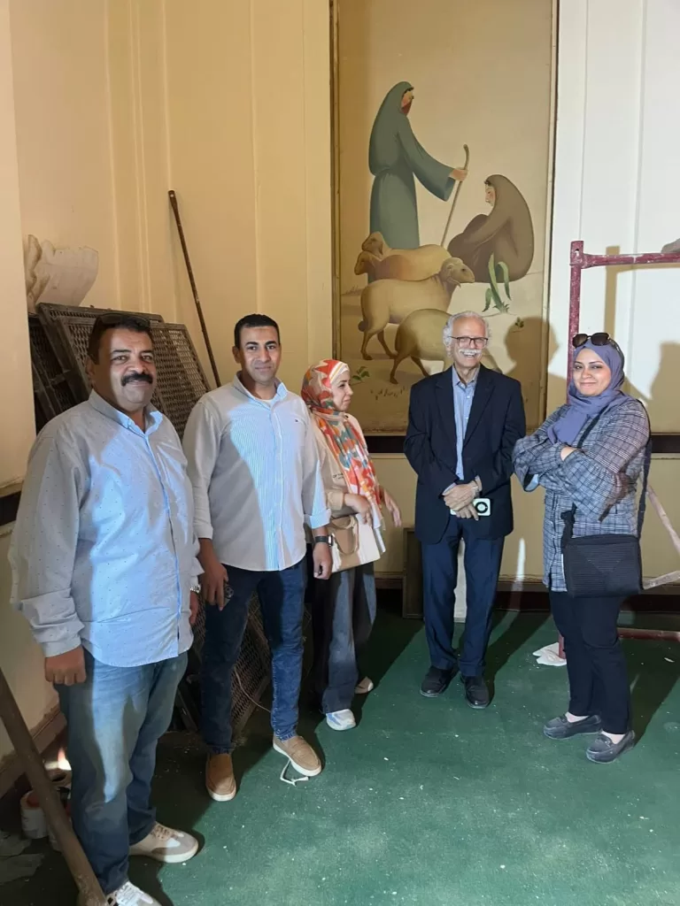 لجنة استشارية من كلية الفنون التطبيقية بجامعة حلوان لإبداء الرأي في ترميم جداريات سور حديقة الحيوان 7 - جريدة الجمهورية WhatsApp Image 2025 11 26 at 11.10.35 AM - جريدة الجمهورية