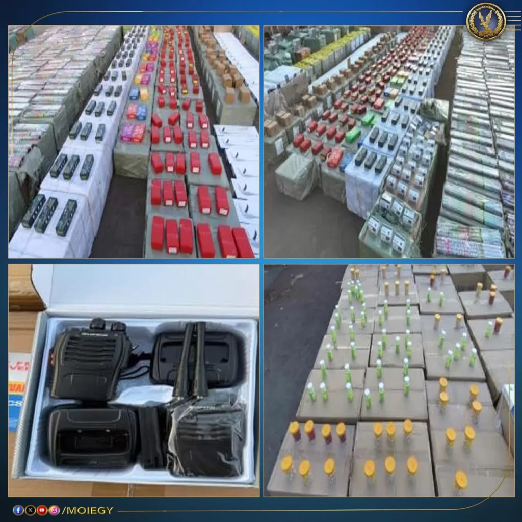 يقظة «الداخلية» تُحبط مخطط جلب صفقة ألعاب نارية وأجهزة ومستلزمات محظورة بـ100 مليون جنيه 2 - جريدة الجمهورية WhatsApp Image 2025 11 28 at 4.03.10 PM - جريدة الجمهورية