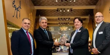 الجناح المصرى يفوز بجائزة أفضل تصميم في سوق السفر والسياحة بـ لندن