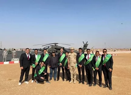 طلاب جامعة القاهرة و« من أجل مصر» يشاركون في إصطفاف القوات المسلحة 5 - جريدة الجمهورية o3 - جريدة الجمهورية