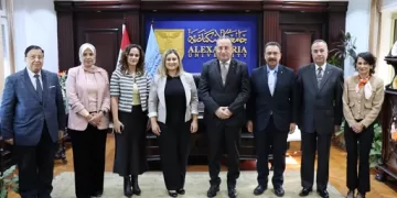 رئيس جامعة الإسكندرية يبحث مع قنصل تركيا  التعاون الأكاديمى