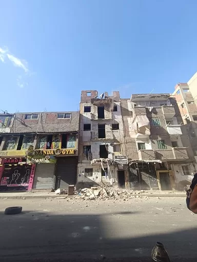 إزالة الخطوره الداهمه من عقار بشارع أم السلطان غرب الإسكندرية 3 - جريدة الجمهورية 14 1 - جريدة الجمهورية