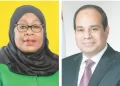 السيسى يهنئ رئيسة تنزانيا لفوزها بولاية ثانية
