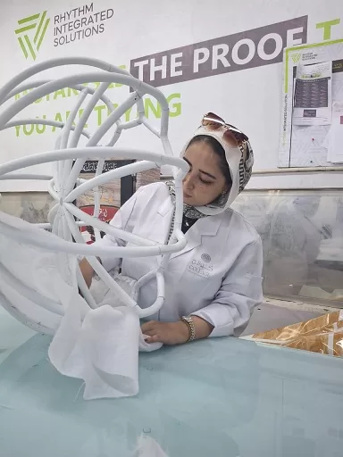 طالبات التربية الفنية يقدن مراسم إفتتاح المتحف المصري الكبير 6 - جريدة الجمهورية 25 1 - جريدة الجمهورية