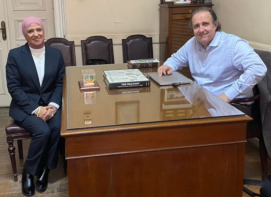 2د غادة و المهندس هانى سلام 1 - جريدة الجمهورية