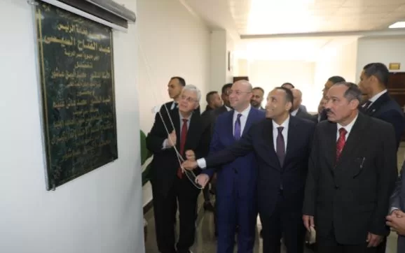 افتتاح قاعة الاحتفالات الكبرى بمجمع المعاهد العليا ببني سويف 4 - جريدة الجمهورية 3 23 - جريدة الجمهورية