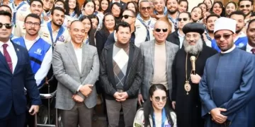 «وزير الشباب والرياضة» و«محافظ المنيا» يفتتحان ملتقى التوظيف الخامس ويتفقدان المنشآت الرياضية بالمحافظة