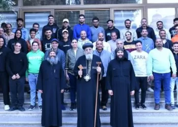 البابا تواضروس الثاني يهنئ العاملين بالمقر البابوي بعيد الميلاد 14 - جريدة الجمهورية البابا تواضروس الثاني يهنئ العاملين بالمقر البابوي بعيد الميلاد