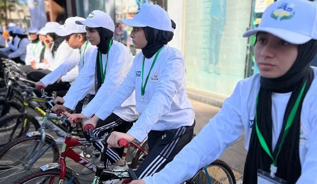 محافظ قنا يشارك في ماراثون دراجات للفتيات دعمًا لقضايا المرأة 1 - جريدة الجمهورية محافظ قنا يشارك في ماراثون دراجات للفتيات دعمًا لقضايا المرأة