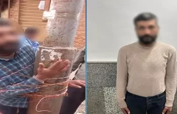 فيديو| «علقة موت» لـ«لص المساجد».. تسلل للسرقة فـ«ربطوه» بعمود إنارة وأشبعوه ضربًا