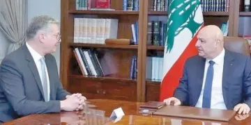 عون لـ «كريم بدوى»: «القاهرة» تعزز قدرة لبنان لزيادة إنتاج الطاقة