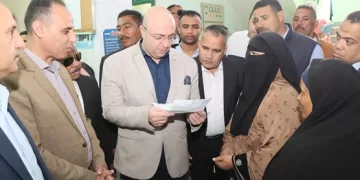محافظ بني سويف يتفقد وحدة قرية الشوبك الصحية بـ إهناسيا