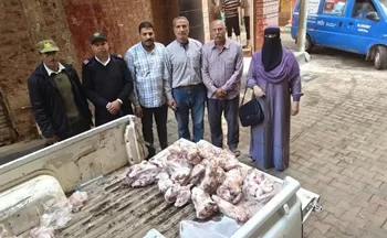 2 طن لحوم ودواجن فاسدة في المنوفية.. و29 محضراً في شهر