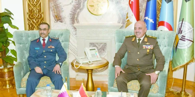 الفريق أحمد خليفة يلتقى رئيس أركان القوات المسلحة القطرية 1 - جريدة الجمهورية أخطر 6 نجوم يواجهون «الفراعنة» فى المونديال