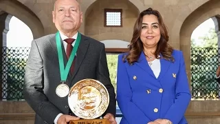وزيرة التنمية المحلية والمحافظون يحتفلون بفوز محافظ القاهرة بجائزة التميز الحكومي العربي