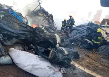 حريق هائل يلتهم كافة محتويات مخزن «موكيت» بكرداسة 10 - جريدة الجمهورية حريق هائل يلتهم كافة محتويات مخزن «موكيت» بكرداسة