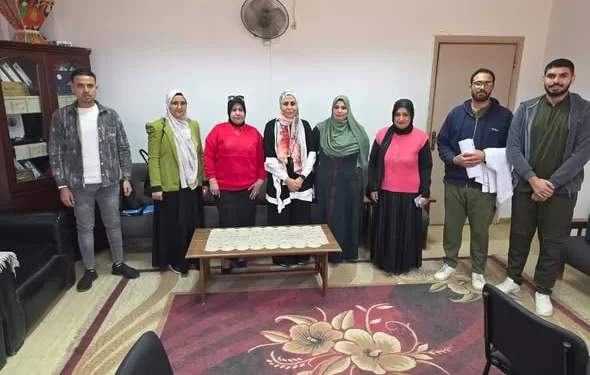 حملة تطعيم طلاب كلية طب الأسنان ببني سويف بالجرعة الثانية ضد الالتهاب الكبدي «ب»