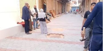 تركيب بلاط الإنترلوك بالطرق الداخلية بمدينتين بالشرقية بتكلفة 11.3 مليون جنيه