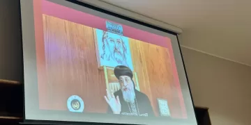 عبر «Zoom».. البابا تواضروس يلتقي شباب إيبارشية ميلانو