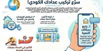 مياه الشرب بسوهاج تُطالب العملاء بالإسراع في سداد قيمة مقايسات العدادات الكودية