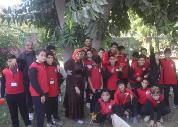 توعية بيئية عملية: جولة ميدانية لطلاب المدرسة اليابانية في مشتل جهاز العاشر من رمضان