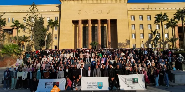 هندسة الإسكندرية تنظم أكبر زيارة طلابية من كلية واحدة إلى المتحف المصري الكبير 1 - جريدة الجمهورية هندسة الإسكندرية تنظم أكبر زيارة طلابية من كلية واحدة إلى المتحف المصري الكبير