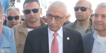 محافظ شمال سيناء يفتتح محطة تحلية المياه بقرية وادى الحاج بوسط سيناء العريش