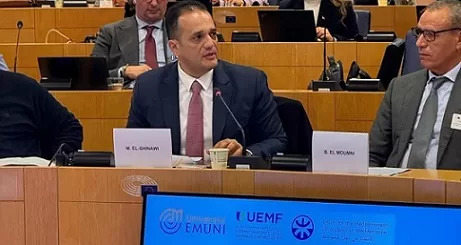 رئيس جامعة الجلالة يشارك في مؤتمر بالبرلمان الأوروبي حول التعاون في مجال التعليم العالي 1 - جريدة الجمهورية رئيس جامعة الجلالة يشارك في مؤتمر بالبرلمان الأوروبي حول التعاون في مجال التعليم العالي