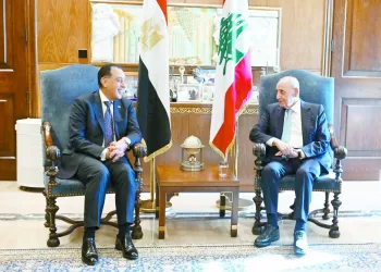 مدبولى نقل تحيات الرئيس السيسى لنظيره اللبنانى 2 - جريدة الجمهورية مدبولى نقل تحيات الرئيس السيسى لنظيره اللبنانى