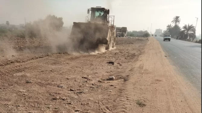 قريباً.. افتتاح أكبر ساحة انتظار لسيارات النقل الثقيل في مركز الصف بالجيزة