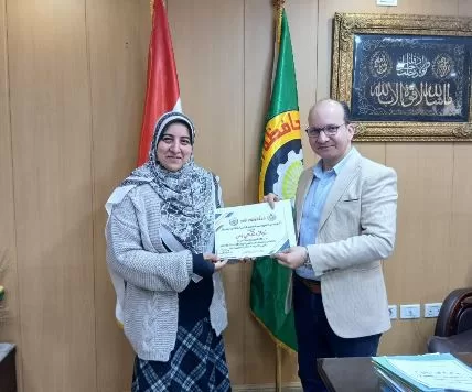 وكيل صحة الدقهلية يُكرم «الدكتورة أسماء رمضان» ويضمها لفريق التدريب بالمديرية 2 - جريدة الجمهورية 2 25 - جريدة الجمهورية