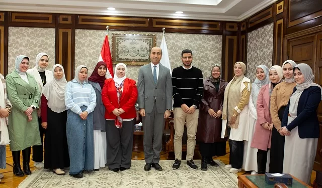 رئيس جامعة دمنهور يستقبل المعيدين الجدد بكلية العلوم لتهنئتهم وإستعراض مهامهم الأكاديمية