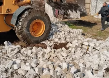 إزالة 9 حالات تعدي بالبناء على الأراضى الزراعية بالشرقية 