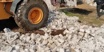 إزالة 9 حالات تعدي بالبناء على الأراضى الزراعية بالشرقية 