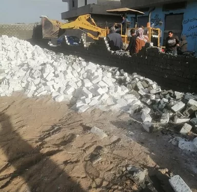 إزالة 8 حالات تعدٍ بالبناء على الأراضي الزراعية بالشرقية 1 - جريدة الجمهورية إزالة 8 حالات تعدٍ بالبناء على الأراضي الزراعية بالشرقية