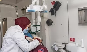 الكشف على 683 مواطنًا خلال قافلة طبية مجانية بقرية واقد بكوم حمادة