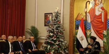 رئيس مجلس القضاء الأعلى يهنئ البابا تواضروس الثاني بعيد الميلاد المجيد