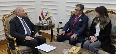 محافظ القاهرة يبحث تعزيز التعاون المشترك مع سفير البوسنة والهرسك 1 - جريدة الجمهورية محافظ القاهرة يبحث تعزيز التعاون المشترك مع سفير البوسنة والهرسك