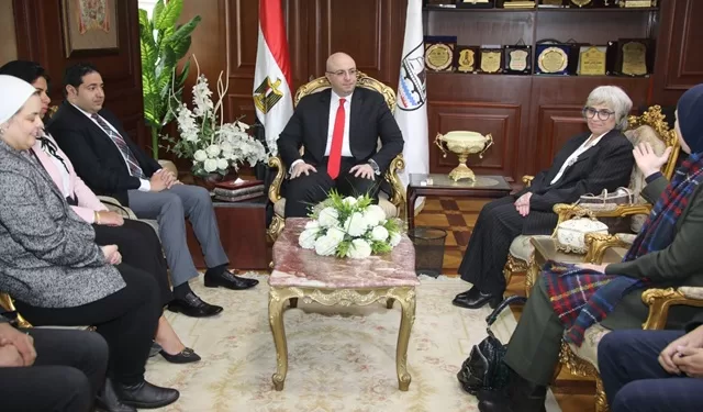 محافظُ بني سويف يستقبلُ وفداً من وزارةِ التخطيطِ والتنميةِ الاقتصاديةِ والتعاونِ الدولي 1 - جريدة الجمهورية محافظُ بني سويف يستقبلُ وفداً من وزارةِ التخطيطِ والتنميةِ الاقتصاديةِ والتعاونِ الدولي