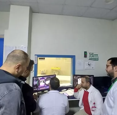 صدر دمنهور تنجح في استخدام تقنية الأشعة التداخلية لسحب عينة رئة لأول مرة