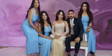 الإعلامية أماني الموجي تحتفل بخطوبة ابنها عمر رفعت على الآنسة هنا أيمن