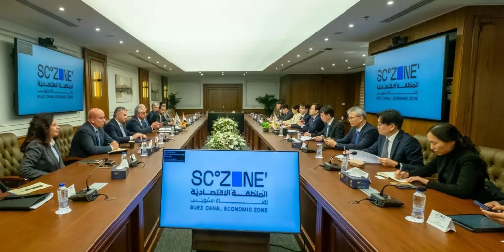 «اقتصادية قناة السويس».. تفتح أبواب مصر لاستثمارات كوريا الجنوبية في الإلكترونيات والسيارات الكهربائية 2 - جريدة الجمهورية WhatsApp Image 2026 01 19 at 5.34.51 PM - جريدة الجمهورية