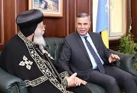 محافظ الإسكندرية يهنئ قداسة البابا تواضروس الثاني والإخوة الأقباط بمناسبة عيد الغطاس المجيد