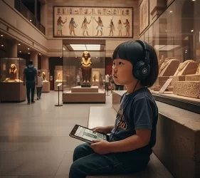 «متحف الحضارة» يُطلق اللغة الكورية بالمرشد الصوتي لقاعة المومياوات الملكية 2 - جريدة الجمهورية «متحف الحضارة» يُطلق اللغة الكورية بالمرشد الصوتي لقاعة المومياوات الملكية