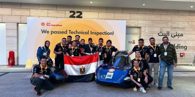 هندسة المطرية بجامعة العاصمة تمثل مصر في منافسات «شل إيكو ماراثون» العالمية بقطر