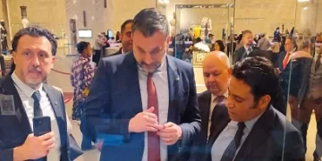 المتحفان القومي للحضارة والمصري الكبير يستقبلان وزير خارجية البوسنة والهرسك